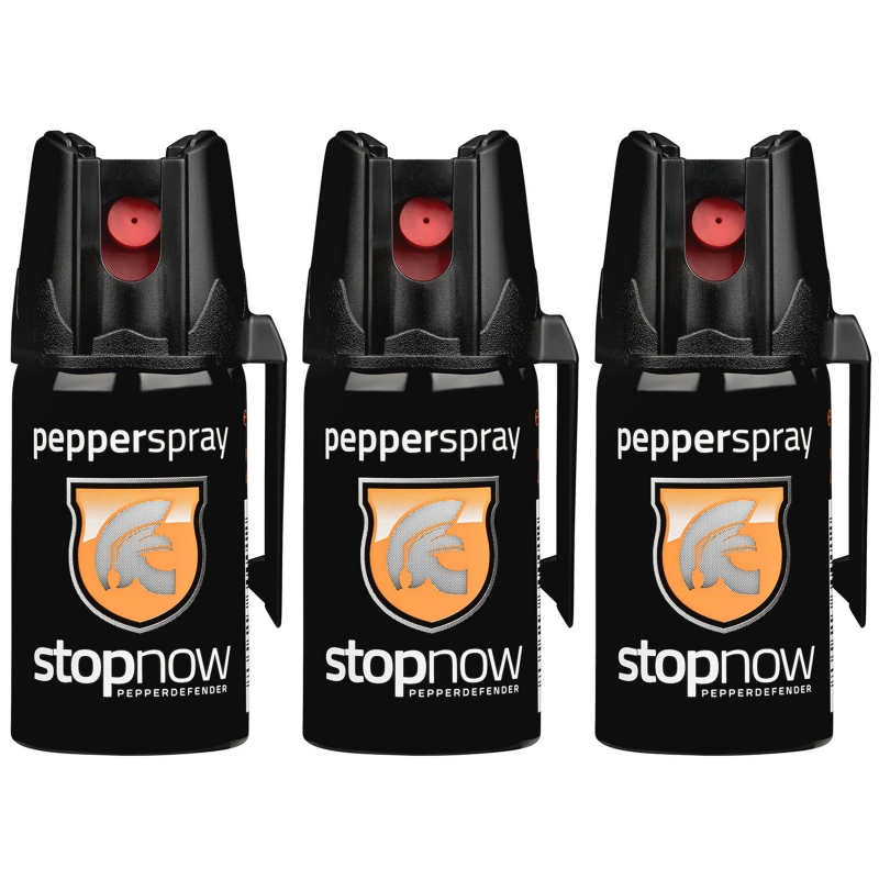 Pfefferspray mit Sprühstrahl, 40 ml stopnow pepperdefender Made in Germany! stopnow